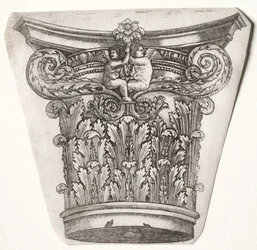 Base and Capital with Putti, n.1525-1550.