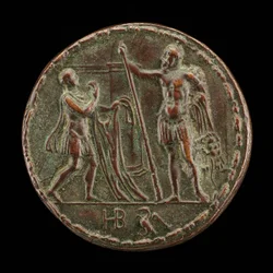 Sanansaattaja tuo Herkules Nessuksen paidan [käänteinen], n. 15251550.