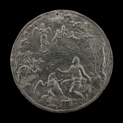 Pyhä Johannes säveltää ilmestystä Patmoksella, 1570-luku