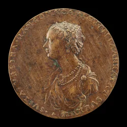 Giulia Orsini, 1537-1598, Baldassarre Rangonin vaimo c. 1554 [kannepuoli], 1554.