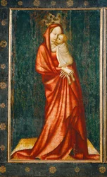 Madonna, alttarin vasen paneeli