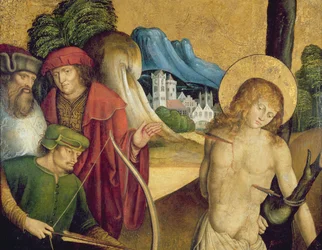 Pyhän Sebastianin marttyyrius, noin 1505-10.