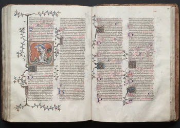 Gothan messali: Fol. 124v, Arkkienkeli Mikael, n. 1375.