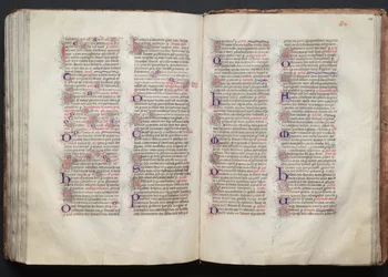 Gothan messali: Fol. 138r, teksti, c. 1375.