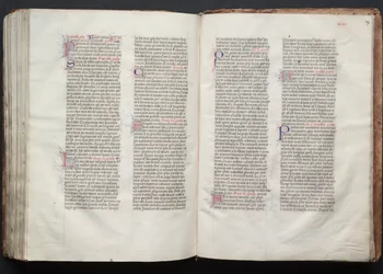 El Missal de Gotha: Fol. 146v, Text, c. 1375. finlandès