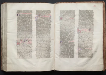 Gothan messali: Fol. 152v, teksti, c. 1375.