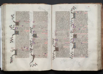 Gothan messali: Fol. 76r, Teksti, c. 1375.