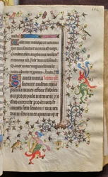 Navarran kuninkaan Kaarle Aatelisen (1361-1425) tunnit: fol. 51r, teksti