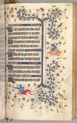 Kaarle Aatelisen, Navarran kuninkaan tunnit 1361-1425: fol. 189r, Teksti, c. 1405.