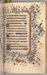 Kaarle Aatelisen, Navarran kuninkaan tunnit 1361-1425: fol. 227r, Teksti, c. 1405.