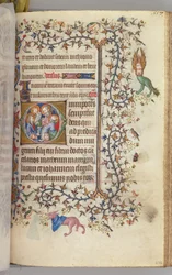 Kaarle Aatelisen, Navarran kuninkaan tunnit 1361-1425, , fol. 273r, Neljä evankelistaa, n. 1405.
