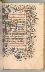 Kaarle Aatelisen, Navarran kuninkaan tunnit 1361-1425, fol. 2865r, St. Nicholas, n. 1405.