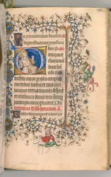 Kaarle Aatelisen, Navarran kuninkaan tunnit 1361-1425, fol. 290r, St. Francis, n. 1405.