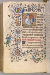 Kaarle Aatelisen, Navarran kuninkaan tunnit 1361-1425, fol. 293v, St. Yoon, c. 1405.