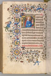 Kaarle Aatelisen, Navarran kuninkaan tunnit 1361-1425, fol. 296v, St. Maria Magdalene, c. 1405.