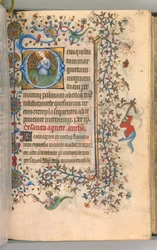 Kaarle Aatelisen, Navarran kuninkaan tunnit 1361-1425, fol. 299a, St. Margaret, c. 1405.