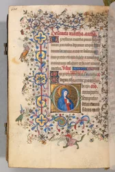 Kaarle Aatelisen, Navarran kuninkaan tunnit 1361-1425, fol. 304v, St. Martha, c. 1405.