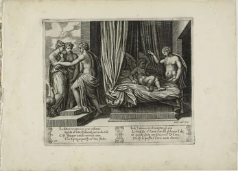 Venus nuhtelee poikaansa elokuvasta The Story of Psyche