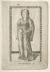 Aritmetiikka Tarocchista, sarja C: Liberal Arts, #25, ennen vuotta 1467.