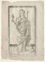 Faith from the Tarocchi, sarja B: Cosmic Principles & Virtues, #40, ennen vuotta 1467.