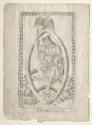 Jupiter Tarocchista, sarja A: Firmaments of the Universe, #46, ennen vuotta 1467.