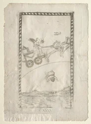 Aurinko Tarocchista, sarja A: Firmaments of the Universe, #44, ennen vuotta 1467.