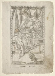 Keisari Tarocchista, sarja E: Ihmisen olosuhteet, #9, ennen vuotta 1467.