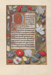 Kuningatar Isabella Katolisen, Espanjan kuningatar: Fol. 137r, c. 1500.