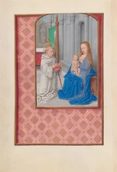 Kuningatar Isabella Katolisen, Espanjan kuningatar: Fol. 267v, Vision of St. Bernard, c. 1500.
