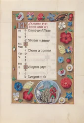 Kuningatar Isabella Katolisen, Espanjan kuningatar: Fol. 4r, maaliskuu, c. 1500.