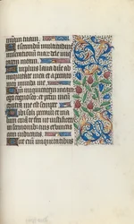 Tuntikirja Rouenin käyttö: fol. 134r, c. 1470.
