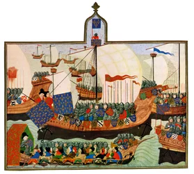 Ranskalaisten ja genovalaisten retkikunta Barbariin, 1400-luku.