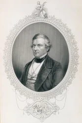 Millard Fillmore, Charles Mackayn teoksesta The History of the United States, Vol.II, kaivertanut W.J. Edwards daguerrotypiasta (kaiverrus)