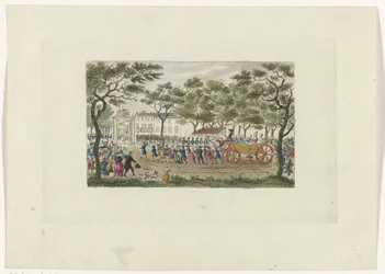 Oranssin prinsessan ja lasten ohittaminen, 1787