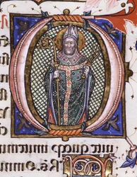 Saint Ambrose - (Pienoismalli, n. 1492-1523)