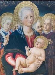 Madonna ja lapsi enkelien kanssa