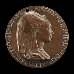 Isotta degli Atti, 14321433-1474, emäntä 1446, sitten vaimo 1453 jälkeen, Sigismondo Malatesta [obv