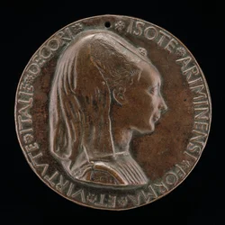 Isotta degli Atti, 14321433-1474, rakastajatar 1446, sitten vaimo 1453 jälkeen, Sigismondo Malatesta [obv