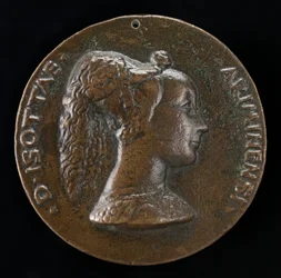 Isotta degli Atti, 14321433-1474, emäntä 1446, sitten vaimo 1453 jälkeen, Sigismondo Malatesta [obv