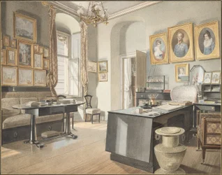 A Study Interior at St.Polten