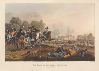 Brunswickin herttuan kuolema, 15. kesäkuuta 1815. (painettu)