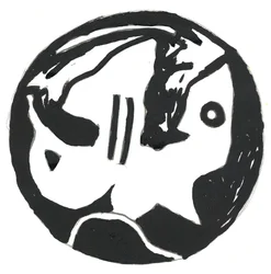 Du Serie Glyphes 1, 2017 (intialainen muste)