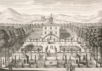 Talo ja puutarha, 1715