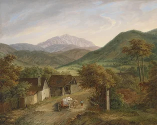 Matthias Rudolf Toma Näkymä Schneebergille 1860
