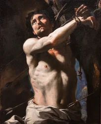 Pyhä Sebastian, n. 1650-1652 (öljy kankaalle).