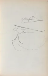 Italialainen luonnoskirja: Purjeet sivu 36, 1898-1899.