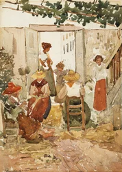 Lacemakers, Venetsia, 1898