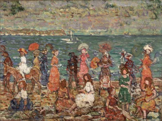 Merenranta, noin 1913 (öljy kankaalle)
