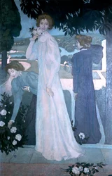 Yvonne Lerollen muotokuva, 1897