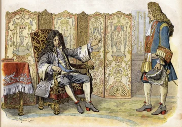 Vuonna 1712 Ludvig XIV kutsui aurinkokuningasta (Kuningas Sun tai Ludvig Suuri